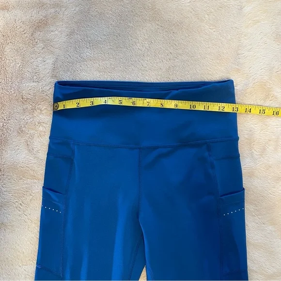 Zyia Blue Reflective Pocket Leggings, Zyia, Size 6-8 - Picture 10 of 15